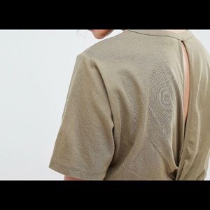 ASOS Green Crop Shirt